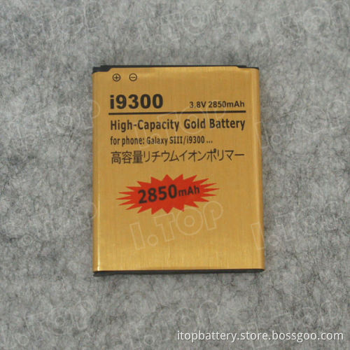 Galaxy S3 i9300 mobile battery,3.7V 2850mAh,18 months warranty